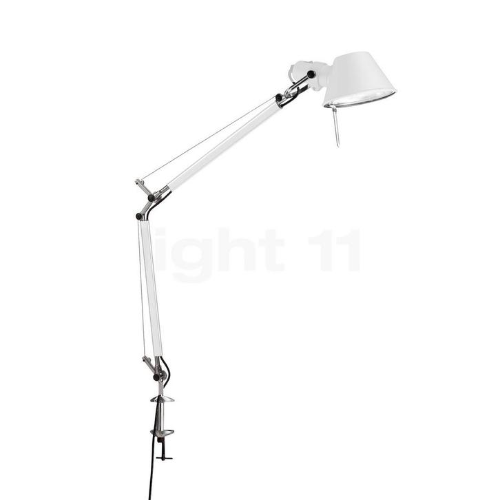Artemide Tolomeo Mini met tafelklem, wit (Tafellampen), Huis en Inrichting, Lampen | Tafellampen, Nieuw, Verzenden