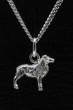 Zilveren Australische shepherd ketting hanger - klein, Verzenden, Nieuw