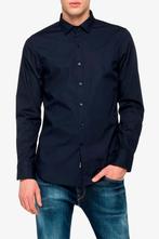 -30% Replay  Replay Cotton shirt  maat XXL, Verzenden, Nieuw, Blauw