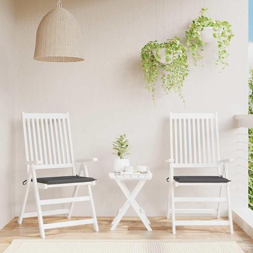 vidaXL Tuinstoelkussens 2 st 40x40x4 cm oxford stof, Huis en Inrichting, Woonaccessoires | Kussens, Nieuw, Verzenden