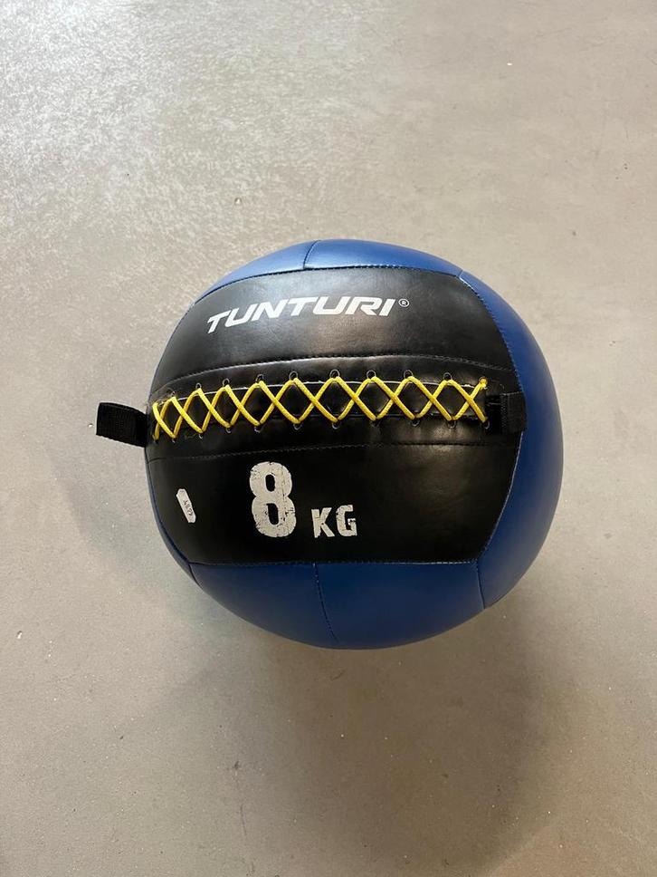 Tunturi Wall Ball, Sport en Fitness, Fitnessapparatuur, Armen, Benen, Borst, Buik, Rug, Nieuw, Overige materialen, Overige typen