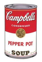 Andy Warhol - “Campbells Soup I, (pepper pot) 1968”.