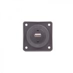 Berker Contactdoos 1x USB Lader 12V Inbouw Antraciet Mat, Nieuw