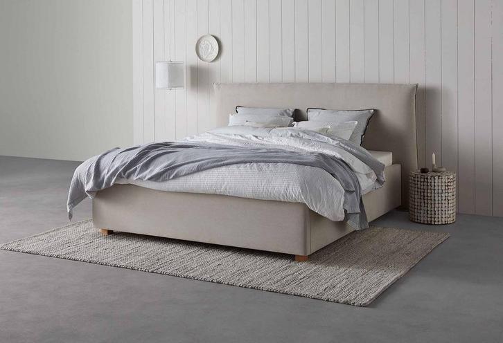 Snel leverbaar: Gestoffeerd Bedframe Capella Celia - Snel, Huis en Inrichting, Slaapkamer | Bedden, Nieuw, Verzenden