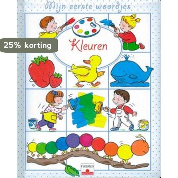 Kleuren / Mijn eerste woordjes / 1 9782504000526, Boeken, Kinderboeken | Baby's en Peuters, Gelezen, Verzenden