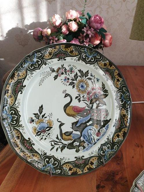 Villeroy & Boch - Vaas (7) - Porselein - Lampe+Teller Paon, Antiek en Kunst, Antiek | Glas en Kristal