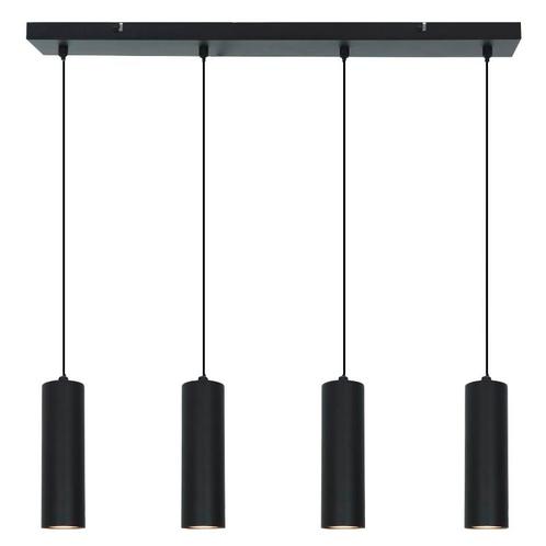Moderne eettafel hanglamp zwart, Carlos, Huis en Inrichting, Lampen | Hanglampen, Nieuw, Metaal, 75 cm of meer, Ophalen of Verzenden