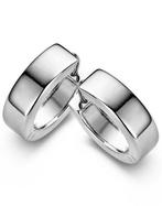 Casa Jewelry Oorringen Wals Medium - Zilver - 18 mm, Verzenden, Nieuw