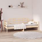 vidaXL Slaapbank massief grenenhout 80x200 cm, Huis en Inrichting, Eenpersoons, Bruin, Verzenden, Nieuw