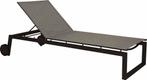 Stern nRobin ligstoel aluminium - Zwart mat/linnen grijs, Tuin en Terras, Ophalen of Verzenden, Nieuw