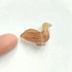 Sino-Mongolisch of Sino-Siberisch Banded Agate XS Eend Kraal, Antiek en Kunst