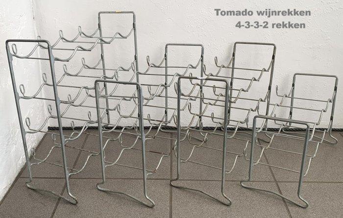 Tomado - Wijnrek (4) - Gegalvaniseerd metaal - Modulair, Antiek en Kunst, Curiosa en Brocante