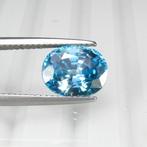 1 pcs Blauw Zirkoon - 4.85 ct - nternational Colored, Sieraden, Tassen en Uiterlijk, Edelstenen, Nieuw
