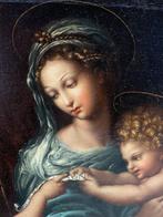 École européenne (XIX) after Raphael - Sagrada familia, Antiek en Kunst
