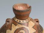 Precolumbiaans. Wari Keramische fles Met Spaanse