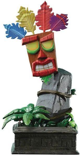 First 4 Figures Crash Bandicoot Statue-Mini Aku-Aku Mask, Verzamelen, Poppetjes en Figuurtjes, Nieuw, Ophalen of Verzenden