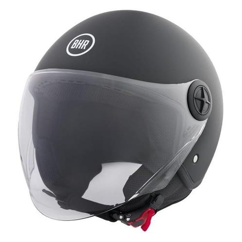 BHR 832 minimal vespa helm mat zwart | ECE 22.06, Motoren, Kleding | Motorhelmen, Nieuw met kaartje, Verzenden