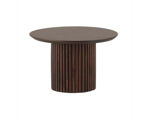 Salontafel Congo Rond 60 cm Mangohout - Walnoot, Huis en Inrichting, Tafels | Salontafels, Nieuw, Ophalen of Verzenden