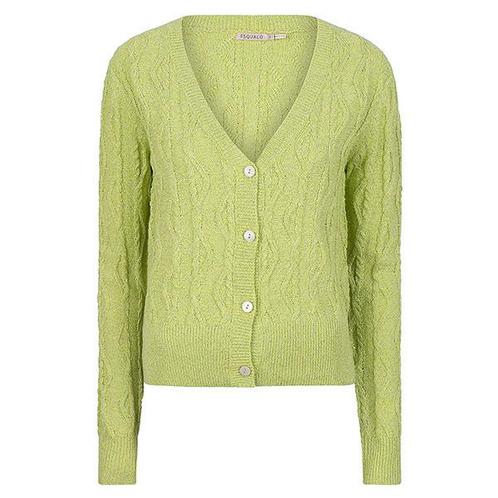 -30% Esqualo  Esqualo Vest hs23-31205 lurex lime  maat L, Kleding | Dames, Truien en Vesten, Groen, Nieuw, Verzenden