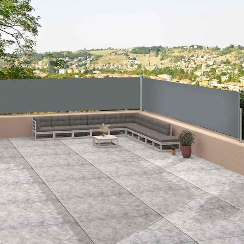 vidaXL Windscherm uittrekbaar 117x1200 cm antracietkleurig, Tuin en Terras, Zonneschermen, Nieuw, Verzenden
