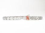 Tennis armband - 18 karaat Witgoud - 32.50ct. tw. Roze, Sieraden, Tassen en Uiterlijk, Antieke sieraden