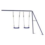 Glijbaan & Schommel Blauw - Retourdeal! 35% Korting, Kinderen en Baby's, Speelgoed | Buiten | Speeltoestellen, Ophalen of Verzenden
