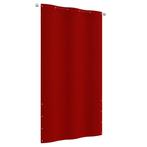 vidaXL Balkonscherm 120x240 cm oxford stof rood, Verzenden, Nieuw