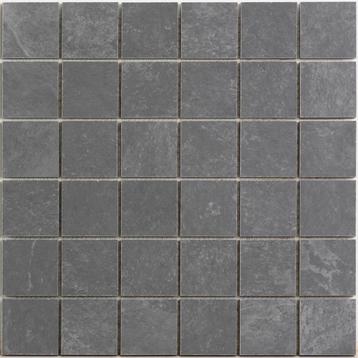 Ardosia Grigio grijs mozaiek leisteenlook 5x5 op matten van
