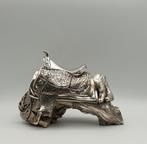 Imponente sella da cowboy rivestita in Argento 925 - Figuur