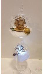 Glasarrangement standaard S-vorm incl. 2 bollen zie video, Hobby en Vrije tijd, Knutselen, Ophalen of Verzenden, Nieuw