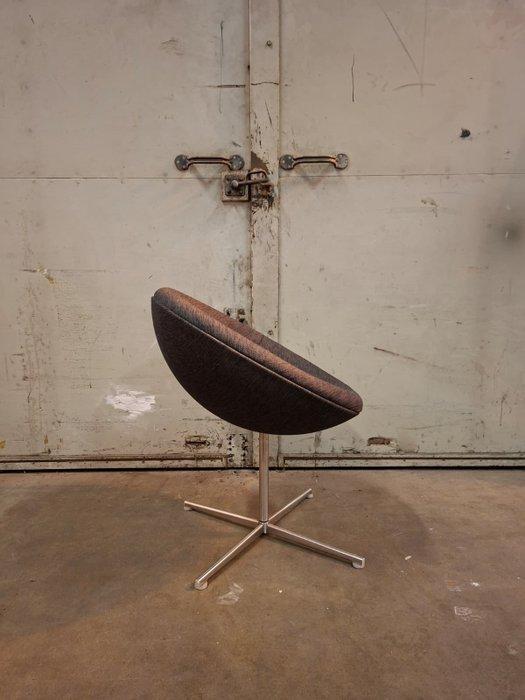 Vitra - Verner Panton - Fauteuil - C1 - Chroom, Katoen -, Antiek en Kunst, Antiek | Meubels | Stoelen en Banken