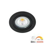 Bella Ondiepe LED spot kantelbaar 7Watt rond ZWART, Ophalen of Verzenden, Nieuw