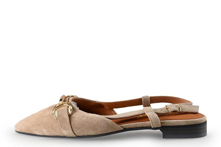 Babouche Slingbacks in maat 39 Beige | 10% extra korting, Kleding | Dames, Schoenen, Beige, Zo goed als nieuw, Verzenden