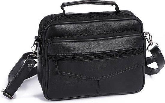 THL Design  Kleine Leren Schoudertas voor Heren en Dames, Sieraden, Tassen en Uiterlijk, Tassen | Schoudertassen, Zwart, Nieuw