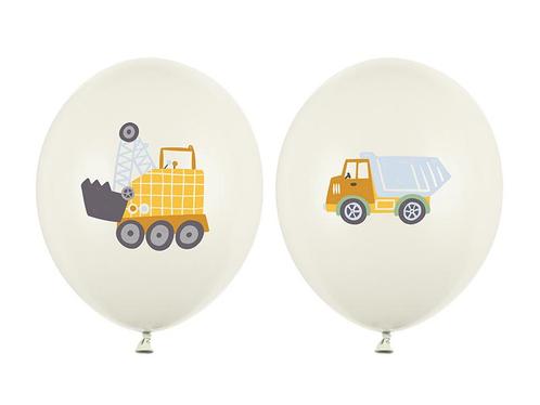 Ballonnen Bouwvoertuigen 30cm 50st, Hobby en Vrije tijd, Feestartikelen, Nieuw, Verzenden