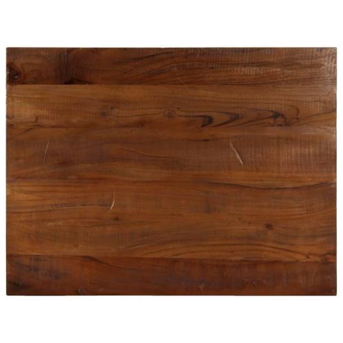 vidaXL Tafelblad rechthoekig 70x50x2,5 cm massief gerecycled, Huis en Inrichting, Tafels | Eettafels, Nieuw, Verzenden