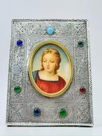 Icoon - .916 (88 Zolotniki) zilver - Icoon in zilver, Antiek en Kunst, Antiek | Goud en Zilver