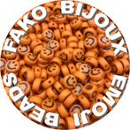 Fako Bijoux® - Emoji / Smiley Kralen - Acryl - 7mm -, Nieuw, Verzenden