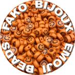 Fako Bijoux® - Emoji / Smiley Kralen - Acryl - 7mm -, Hobby en Vrije tijd, Kralen en Sieraden maken, Verzenden, Nieuw
