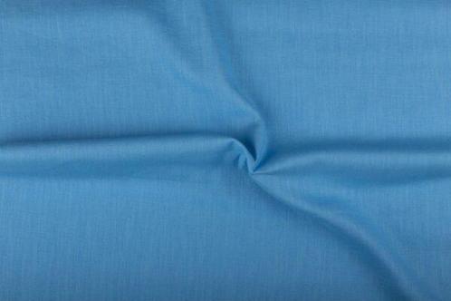 Linnen stof Lichtblauw – ongewassen linnen, Hobby en Vrije tijd, Stoffen en Lappen, 120 cm of meer, 200 cm of meer, Blauw, Nieuw