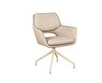 Eetkamerstoel Aarhus poot Atlas draaibaar beige - be amazing, Huis en Inrichting, Stoelen, Ophalen of Verzenden, Nieuw