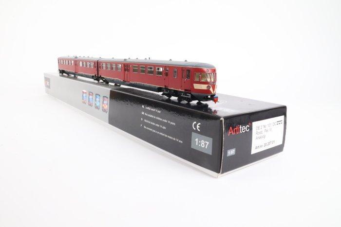 Artitec H0 - 20.207.01 - Treinstel (1) - DE2, 101 rood - NS, Hobby en Vrije tijd, Modeltreinen | H0