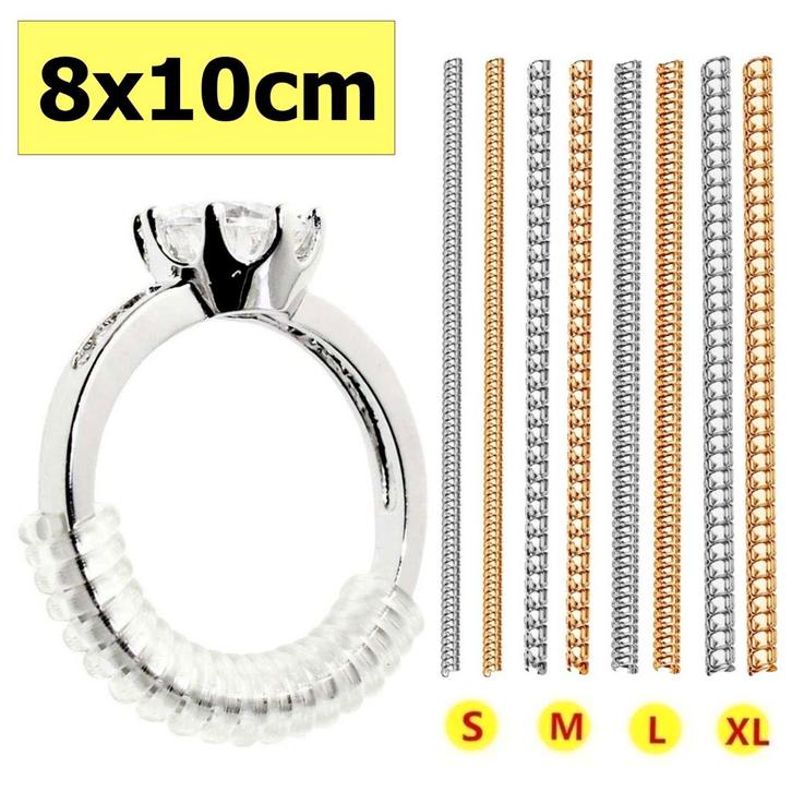 Fako Bijoux - Ringverkleiner Set - Ring Verkleiner - 8 Stuks, Sieraden, Tassen en Uiterlijk, Ringen, Verzenden