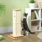 3-in-1 Krabpaal, 67cm Krabkolom, Sisal-Kattenkrabboom Met Sp, Verzenden, Nieuw