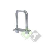 40 X 95 Mm U Bout - Kokerklem Inclusief Plaat - U Beugel, Doe-het-zelf en Verbouw, Gereedschap | Handgereedschap, Ophalen of Verzenden