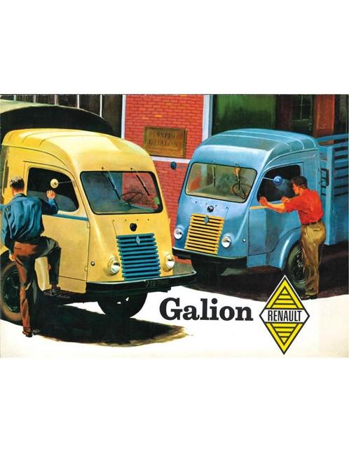 1948 RENAULT GALION BROCHURE NEDERLANDS, Boeken, Auto's | Folders en Tijdschriften, Renault