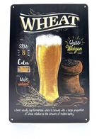 Metalen Wandbord - Krijtbord - Wheat - Bier, Ophalen of Verzenden, Nieuw