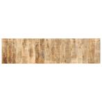 vidaXL Hoofdbord 200 cm massief ruw mangohout, Huis en Inrichting, Slaapkamer | Bedden, Verzenden, Nieuw, Bruin, Hout