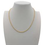 Halsketting - 18 karaat Geel goud, Sieraden, Tassen en Uiterlijk, Kettingen, Nieuw