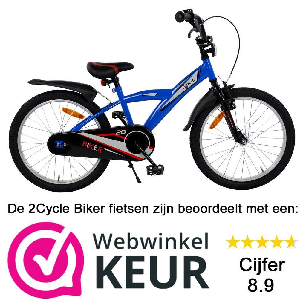 Zuidwest Garantie kooi ≥ 2Cycle Biker Kinderfiets - 20 inch - Blauw — Fietsen | Jongens —  Marktplaats